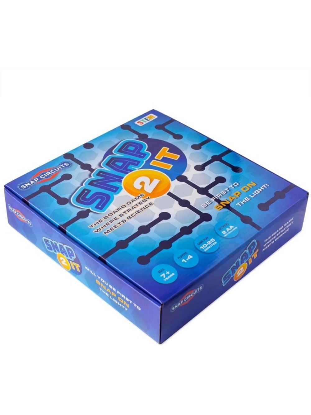 Snap 2 It Educational Circuit Board Game - A Race to light up .